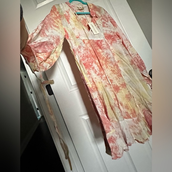 ‼️RARE‼️🎸Natalie Martin🎸🔥NWT🔥Sasha Dress in Sunrise Tie Dye— S - Picture 8 of 16